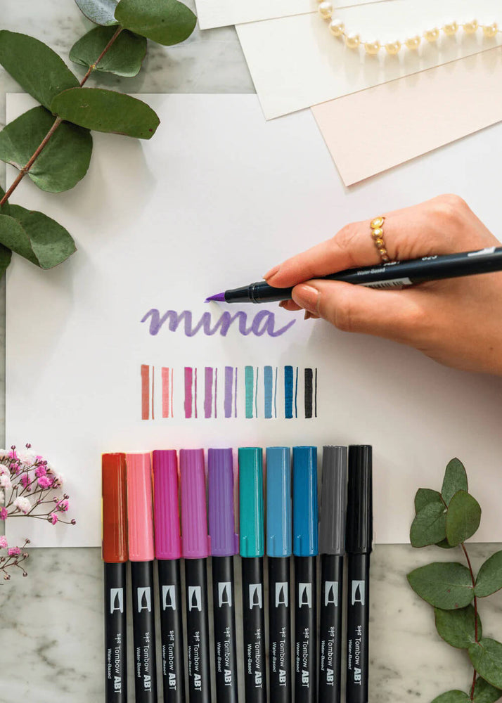 Galaxy Tombow Penseltusjer 10-Pack