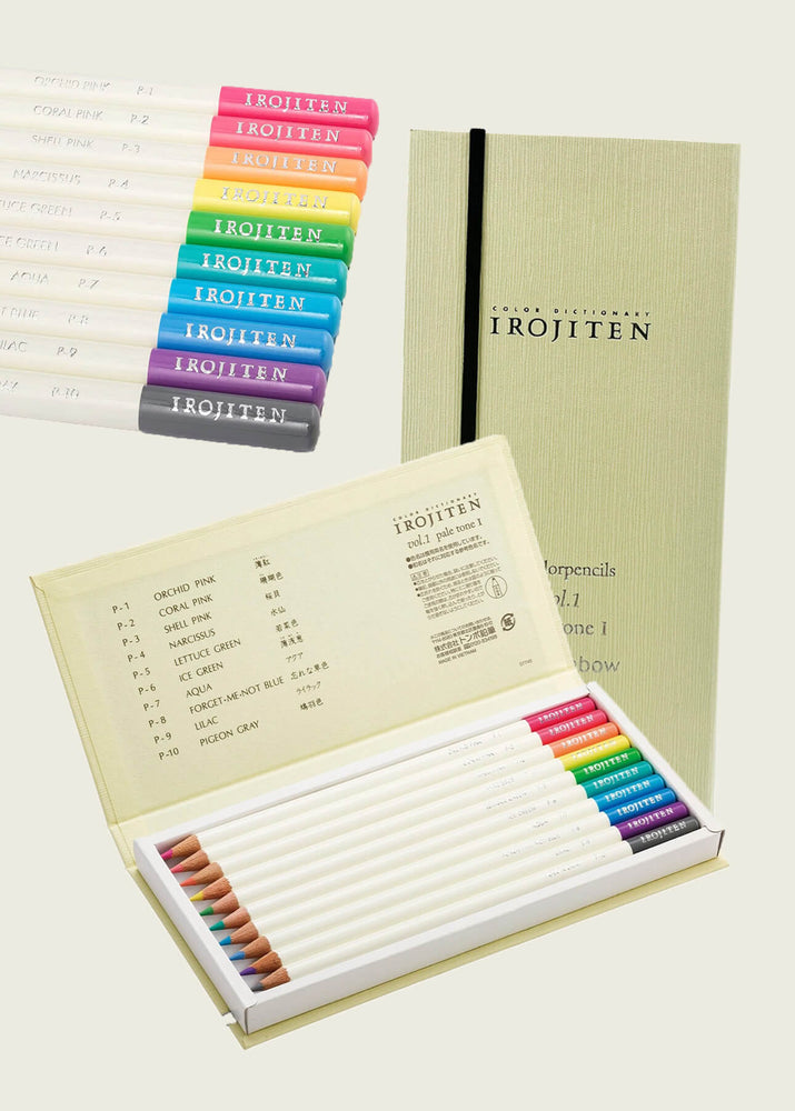 Tombow Irojiten Fargeblyanter Pale Tone (10 stk)