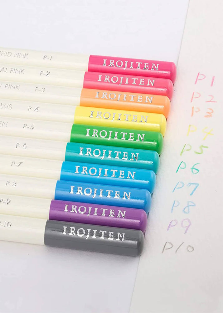 Tombow Irojiten Fargeblyanter Pale Tone (10 stk)