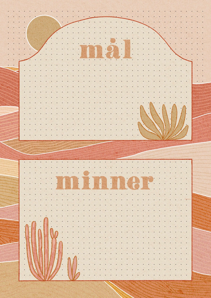 Mina Jacobsen Bullet Journal 2026